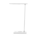 ISIYO LED 7W LAM PKA BIURKOWA Z ŁADOWARKĄ INDUKCYJNĄ I USB, 390LM, 3000-4000-6000K, ZMIANA TEM PERATURY BARWOWEJ I FUNKCJA ŚCIEMNI