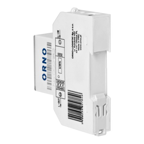 1-FAZOWY LICZNIK ENERGII ELEKTRYCZNEJ, 100A, PORT RS-485, MID, 1 MODUŁ, DIN TH-35MM, PV 1-FAZOWY LICZNIK ENERGII ELEKTRYCZNEJ, 100A, PORT RS-485, MID, 1 MODUŁ, DIN TH-35MM, PV