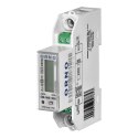 1-FAZOWY LICZNIK ENERGII ELEKTRYCZNEJ 100A, WIELOTARYFOWY,  PORT RS-485, MID, 1 MODUŁ, DIN TH-35MM, PV