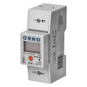 1-FAZOWY LICZNIK ZUŻYCIA ENERGII ELEKTRYCZNEJ, 80A, MID, RS485, DODATKOWY WSKAŹNIK, WYJŚCIE IM PULSOWE,  PRZYCISK RESET, 2 MODUŁY,