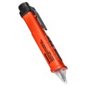 INDUKCYJNY TESTER NA PIĘCIA Z LATARKĄ, 12-1000V AC/DC,  POMARAŃCZOWY