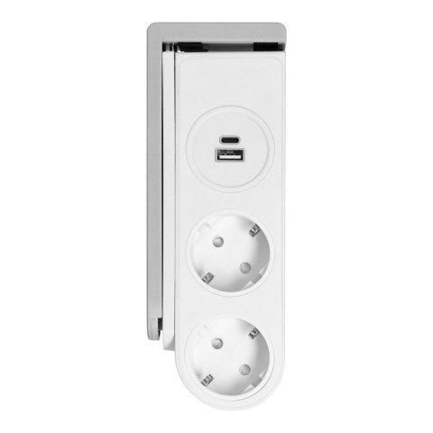 LISTWA ZASILAJĄCA BIURKOWA TY PU SCHUKO Z ŁADOWARKĄ USB I S PRĘŻYNOWYM ZACISKIEM MOCUJĄCYM LISTWA ZASILAJĄCA BIURKOWA TY PU SCHUKO Z ŁADOWARKĄ USB I S PRĘŻYNOWYM ZACISKIEM MOCUJĄCYM