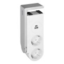 LISTWA ZASILAJĄCA BIURKOWA TY PU SCHUKO Z ŁADOWARKĄ USB I S PRĘŻYNOWYM ZACISKIEM MOCUJĄCYM