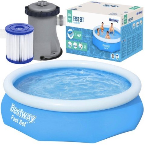 BASEN ROZ POROWY Z POM PĄ 305x76CM - BESTWAY 57270 BASEN ROZ POROWY Z POM PĄ 305x76CM - BESTWAY 57270