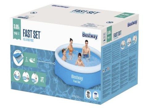 BASEN ROZ POROWY Z POM PĄ 305x76CM - BESTWAY 57270 BASEN ROZ POROWY Z POM PĄ 305x76CM - BESTWAY 57270