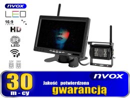 MONITOR SAMOCHODOWY LCD 7CALI 12/24V ORAZ KAMERA NOKTOWIZYJNA