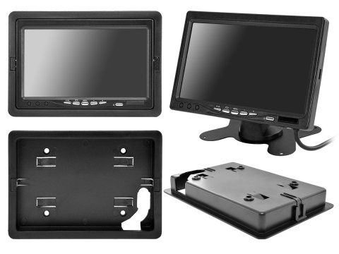 MONITOR SAMOCHODOWY LCD 7CALI KAMERA Z DIODAMI IR I CZUJNIKAMI PARKOWANIA MONITOR SAMOCHODOWY LCD 7CALI KAMERA Z DIODAMI IR I CZUJNIKAMI PARKOWANIA