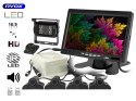 MONITOR SAMOCHODOWY LCD 7CALI Z OBSŁUGĄ DO 2 KAMER I CZUJNIKAMI  PARKOWANIA