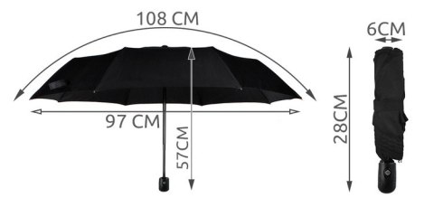 PARASOL SKŁADANY 110CM PARASOL SKŁADANY 110CM
