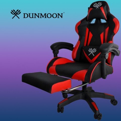 FOTEL GAMINGOWY - CZARNO - CZERWONY DUNMOON FOTEL GAMINGOWY - CZARNO - CZERWONY DUNMOON