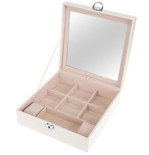 KUFEREK NA BIŻUTERIĘ - BIAŁY BEAUTYLUSHH KUFEREK NA BIŻUTERIĘ - BIAŁY BEAUTYLUSHH