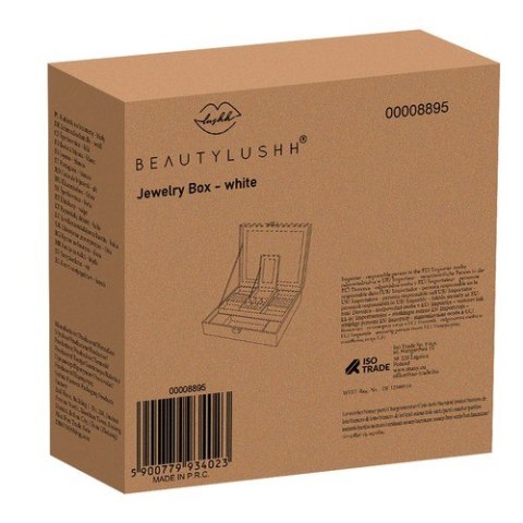 KUFEREK NA BIŻUTERIĘ - BIAŁY BEAUTYLUSHH KUFEREK NA BIŻUTERIĘ - BIAŁY BEAUTYLUSHH