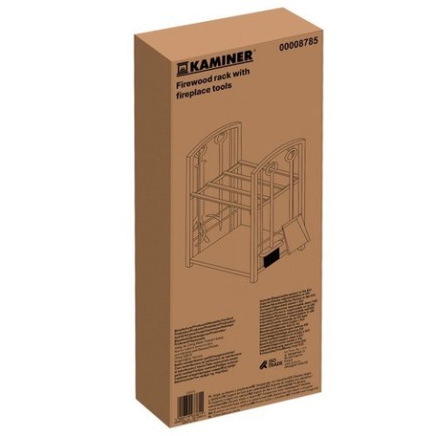 STOJAK NA DREWNO Z PRZYBORAMI PK011 STOJAK NA DREWNO Z PRZYBORAMI PK011