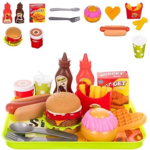 FAST FOOD ZESTAW ZABAWKOWY FAST FOOD ZESTAW ZABAWKOWY