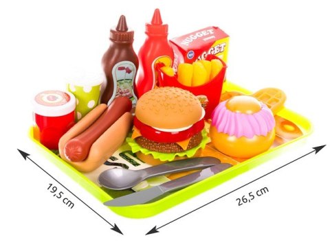 FAST FOOD ZESTAW ZABAWKOWY FAST FOOD ZESTAW ZABAWKOWY
