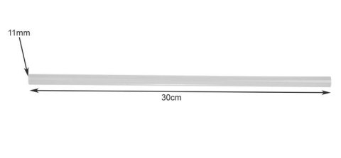 KLEJ DO PISTOLETU NA GORĄCO - 1KG/ 11 MM x 300 MM KLEJ DO PISTOLETU NA GORĄCO - 1KG/ 11 MM x 300 MM