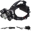 LATARKA CZOŁOWA 5 x LED T6 CREE
