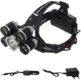 LATARKA CZOŁOWA 5 x LED T6 CREE