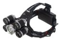 LATARKA CZOŁOWA 5 x LED T6 CREE