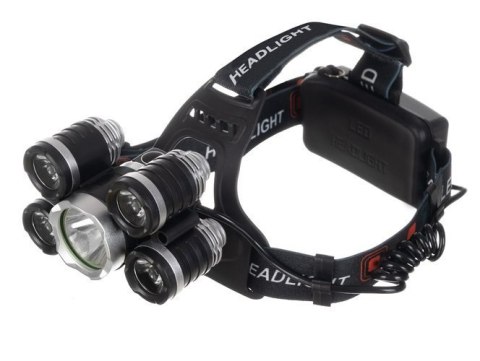 LATARKA CZOŁOWA 5 x LED T6 CREE LATARKA CZOŁOWA 5 x LED T6 CREE