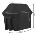 POKROWIEC NA GRILL OGRODOWY 147x61x122CM