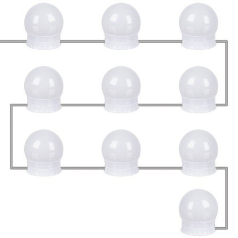 LAM PKI LED NA LUSTRO/ DO TOALETKI- 10SZT. LAM PKI LED NA LUSTRO/ DO TOALETKI- 10SZT.