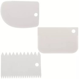 PATERA OBROTOWA + 3 SZ PATUŁKI DO DEKORACJI CIAST