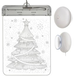 WITRAŻ LED 3D- CHOINKA