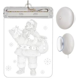 WITRAŻ LED 3D- MIKOŁAJ