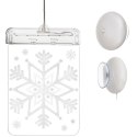 WITRAŻ LED 3D- ŚNIEŻYNKA