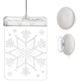 WITRAŻ LED 3D- ŚNIEŻYNKA