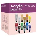 FARBY AKRYLOWE 12SZT. 100ML MAALEO 20424