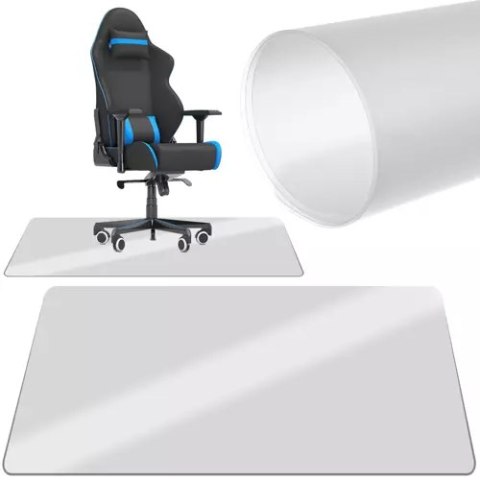 MATA OCHRONNA POD KRZESŁO 90x130CM RUHHY - MLECZNA MATA OCHRONNA POD KRZESŁO 90x130CM RUHHY - MLECZNA