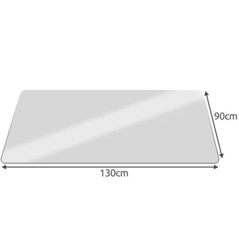 MATA OCHRONNA POD KRZESŁO 90x130CM RUHHY - MLECZNA MATA OCHRONNA POD KRZESŁO 90x130CM RUHHY - MLECZNA