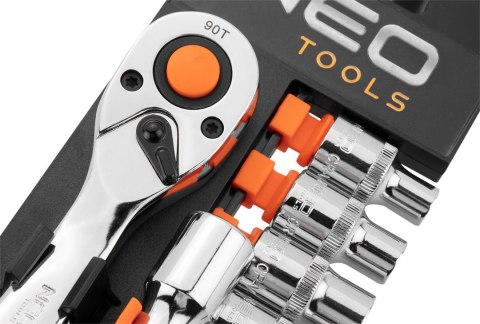 KLUCZE NASADOWE 1/4", ZESTAW 14 SZT. KLUCZE NASADOWE 1/4", ZESTAW 14 SZT.