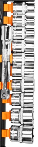 KLUCZE NASADOWE 3/8", ZESTAW 12 SZT.