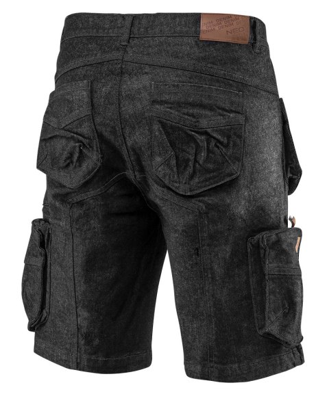 KRÓTKIE S PODENKI ROBOCZE DENIM, CZARNE, ROZMIAR L KRÓTKIE S PODENKI ROBOCZE DENIM, CZARNE, ROZMIAR L