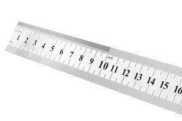 PRZYMIAR LINIOWY 100 CM, STAL NIERDZEWNA