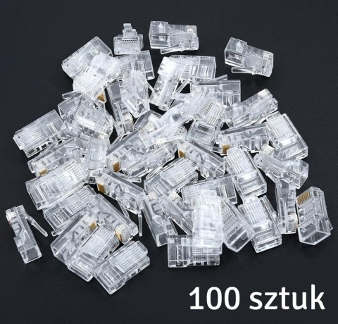 RJ1A KOŃCÓWKA RJ45 (100SZT.) RJ1A KOŃCÓWKA RJ45 (100SZT.)