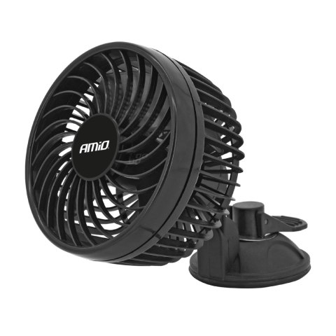 WIATRAK SAMOCHODOWY WENTYLATOR Z PRZYSSAWKĄ 24V AMIO-03004 WIATRAK SAMOCHODOWY WENTYLATOR Z PRZYSSAWKĄ 24V AMIO-03004