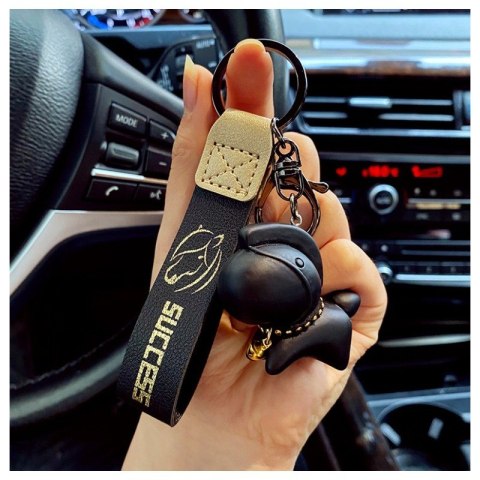 BRELOK DO KLUCZY CZARNY KONIK BRL269