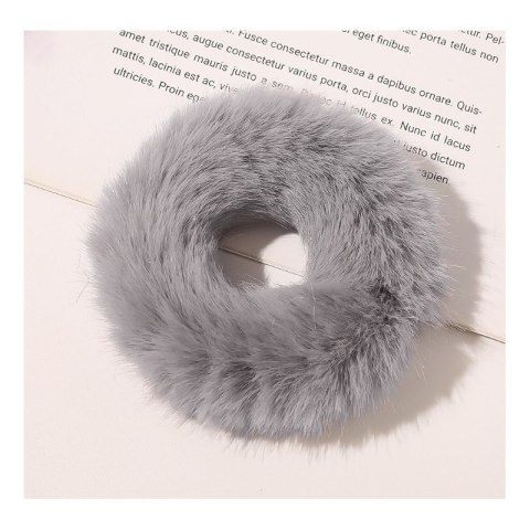 GUMKA DO WŁOSÓW WŁOCHATKA SZARA GUM78SZ XL