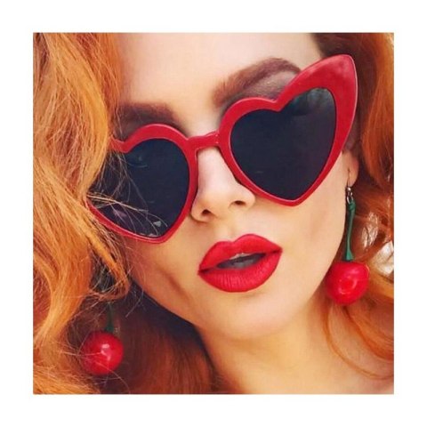 OKULARY PRZECIWSŁONECZNE HEART RED OK272WZ4