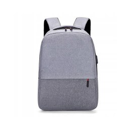 PLECAK SPORTOWY USB SZARY PL150WZ2