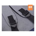 PLECAK SPORTOWY USB SZARY PL150WZ2