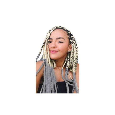 SYNTETYCZNE WŁOSY 120 CM GĘSTE OMBRE WLS32