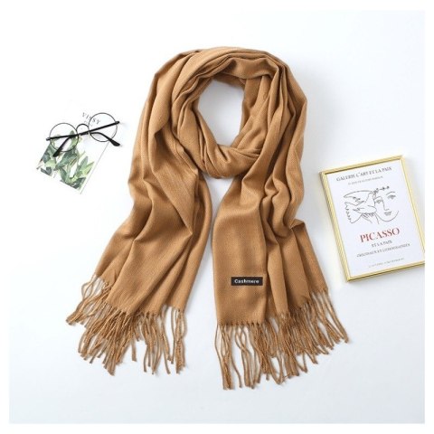 SZAL Z FRĘDZLAMI, CHUSTA RUDY SZA40RUD