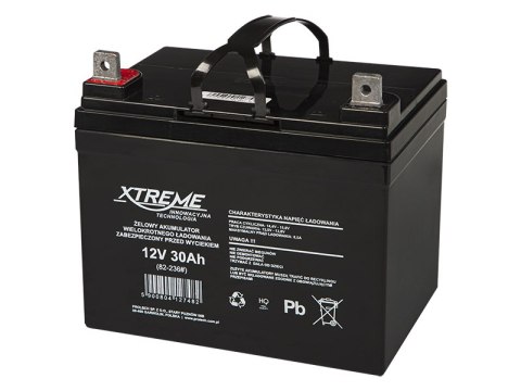 82-236# AKUMULATOR ŻELOWY 12V 30AH xTREME 182x195x130_6 82-236# AKUMULATOR ŻELOWY 12V 30AH xTREME 182x195x130_6