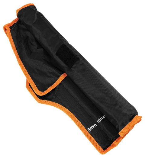 KLUCZE OCZKOWE Z GRZECHOTKĄ, DŁUGIE, ZESTAW 6 SZT., 8 - 19 MM, MIĘKKIE ETUI KLUCZE OCZKOWE Z GRZECHOTKĄ, DŁUGIE, ZESTAW 6 SZT., 8 - 19 MM, MIĘKKIE ETUI