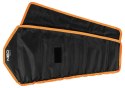 KLUCZE  PŁASKO-OCZKOWE Z GRZECHOTKĄ I  PRZEŁĄCZNIKIEM, ZESTAW 12 SZT., 8 - 19 MM, MIĘKKIE ETUI